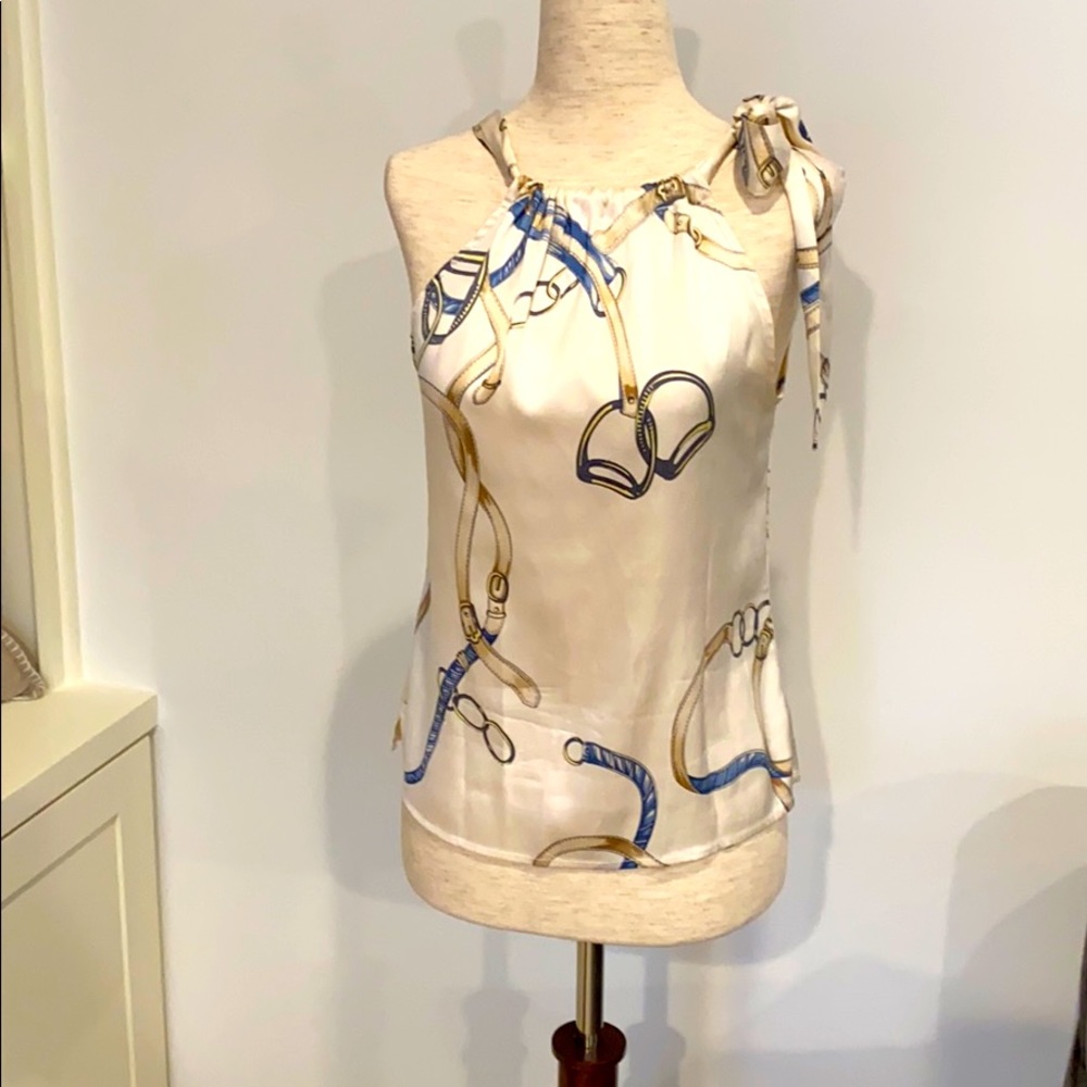 Bridle & reigns design too with side neck tie